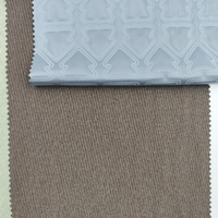 Tissu en cuir PU fin avec support tricoté 135GSM, toucher doux, anti-moisissure