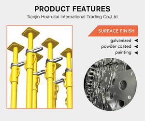 Công nghiệp sức mạnh thép giàn giáo đạo cụ Q235 mạ kẽm đẩy kéo jack cho bên ngoài <span class=keywords><strong>shoring</strong></span> và ván khuôn ứng dụng - Product Image 6