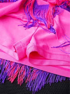 6-16 Kids Girls <b>Dance</b> Costume Designers Latin <b>Dance</b> Outfit Crop Top With Skirt For Performance Competition <b>Dance</b> Performances - Product Image 4