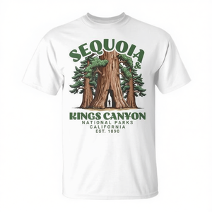 Camiseta de los Parques Nacionales de Sequoia Kings Canyon, California, fundados en 1890 - Product Image 2