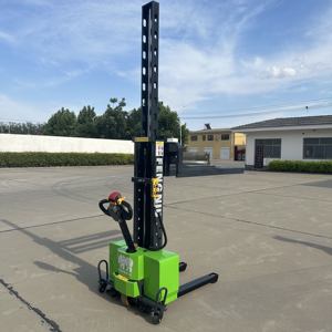 स्व-लिफ्ट स्टेकर 1200 किलोग्राम 1000 किलोग्राम स्व-लोडिंग पैलेट स्टेकर पैलेट लिफ्ट पोर्टेबल फोर्कलिफ्ट होचुभावेगन - Product Image 3