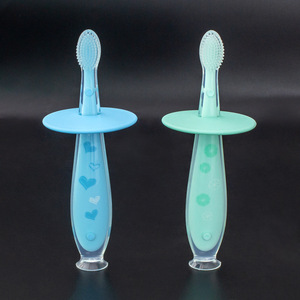 Cepillo de dientes de cerdas suaves hecho a medida con ventosa de silicona para niños, cepillo de dientes manual SLC001 - Product Image 2