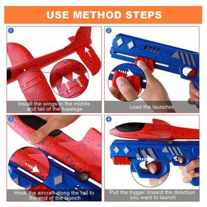 Juguete Lanzador de Dardos de Espuma ABS Inflable para Niños, Discos Voladores, Juego de Catapulta, Regalos de Cumpleaños y Navidad, Unisex - Product Image 4