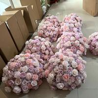 Boule de fleurs artificielle de haute qualité F-FC013, 70-80 cm, centre de table pour mariage, arrangement floral pour fêtes.