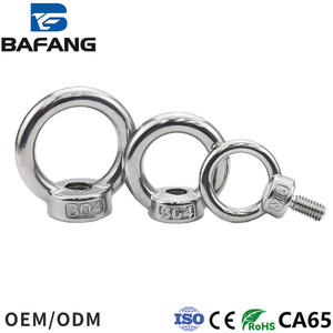 डि582 स्टेनलेस स्टील आई नट हेक्सागोन आंख के नट M3-48 महिला धागे 304 स्टेनलेस स्टील गोल आकार - Product Image 2