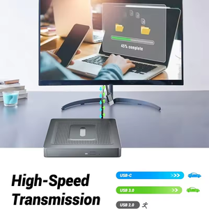 Grabadora de CD/DVD/VCD de doble uso de alta calidad Controlador de CD externo Viene con cable de datos usb3.0 e interfaz tipo C - Product Image 5