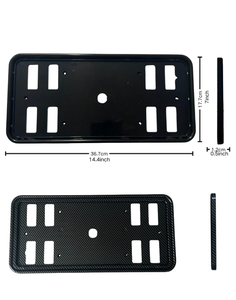 กรอบป้ายทะเบียนคาร์บอนไฟเบอร์กันน้ำสไต<span class=keywords><strong>ล์</strong></span><span class=keywords><strong>ย</strong></span>ุโรปมาตรฐานประเทศ<span class=keywords><strong>ไทย</strong></span>ที่ยึดป้ายทะเบียนรถสำหรับ<span class=keywords><strong>แท็กซี่</strong></span> SUV รถกระบะสภาพใหม่ - Product Image 2