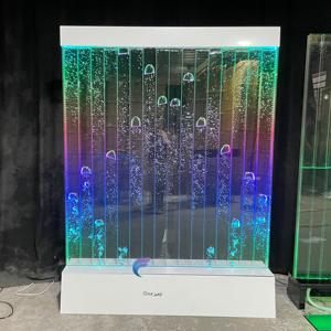 Fabricant de murs à bulles d'eau en acrylique sur mesure, mur à bulles d'eau en acrylique avec éclairage LED, rideau d'eau en acrylique à bulles - Product Image 2