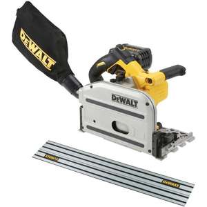Scie plongeante Dewalt 54V XR Flexvolt, profondeur de coupe 190 mm, 13000 tr/min, scie circulaire professionnelle à batterie avec rail de guidage - Product Image 1