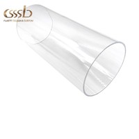 Tube Transparent en plexiglas, Tube en acrylique, 1 pièce, 300mm