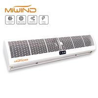 Ventilador de turbina de flujo cruzado de alta eficiencia de 3/4/5/6 pies con rodamiento de motor para cortina de aire en cámaras frigoríficas, certificado CE/CB, de pared
