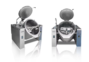 Kommerzieller elektrischer Suppen kessel aus rostfreiem Stahl, der Kochtopf für industrielle Koch geräte der Restaurant kantine kippt - Product Image 2