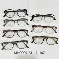 Monture de lunettes esthétique chic, style œil-de-chat tendance, en TR90 avec charnières métalliques renforcées pour boutique