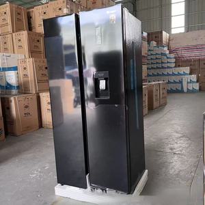 Z 495L Stainless Steel Large-capacity 4-Door French-style <b>Refrigerator</b> Built-in Water Dispenser Air-cooled Frost-free Household - Product Image 5