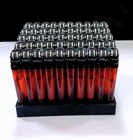 Vente chaude Fumer Des Cigarettes Silex Meule Logo Personnalisé Briquet Couleur Transparente