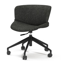 Designer élégant moule mousse nordique italien rembourré salon bureau cantine espace public jambe en métal loisirs chaises de salle à manger