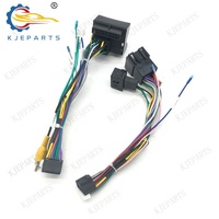 Adaptateur 16 broches 42 broches pour autoradio Android avec décodeur CAN Bus, câble USB et câble vidéo RCA pour caméra de recul pour Peugeot 307