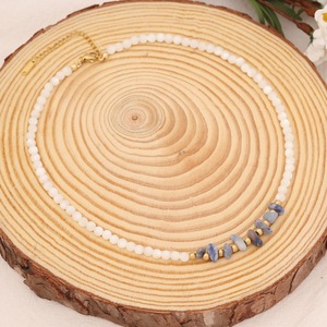 LS-B3986 obral besar kalung batu permata <span class=keywords><strong>Amethyst</strong></span> dan kalung kuarsa mawar perhiasan manik-manik berlapis emas 18k untuk wanita dan anak perempuan - Product Image 6