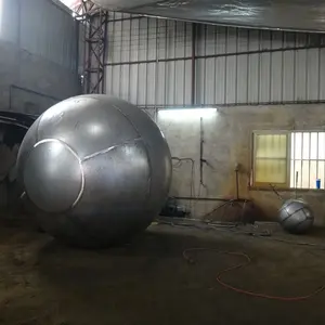 New Design Large Metal Ball Stainless Steel Water Feature Spheres