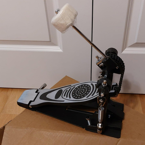 Bàn đạp trống bass đơn, bàn đạp trống bass kép có dây xích, đầu đập có thể điều chỉnh, kèm cờ lê - Product Image 2