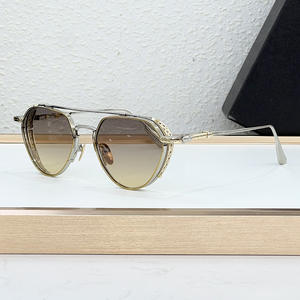 FREE RIDE <span class=keywords><strong>Pilot</strong></span> Style UV400 Titanium Full Frame Japanse stijl Toad Frame Unisex volwassen zonnebrillenkoker voor vakantie buiten - Product Image 1