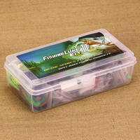 Ensemble d'Accessoires de Pêche 300 Pièces, Kit Complet avec Hameçons Tournants et Leurres dans une Boîte de Rangement, Équipement de Pêche