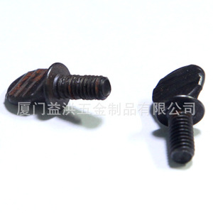 Yihong Hand Operated Positioning <b>Screws</b> Metric <b>Flat</b> Head Black Coated Carbon Steel Grade A Standard Thread - Product Image 2