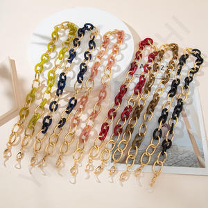 <span class=keywords><strong>2022</strong></span> chaîne irrégulière acrylique anneau de <span class=keywords><strong>lunettes</strong></span> chaîne métal contraste acrylique lien <span class=keywords><strong>lunettes</strong></span> de soleil porte-<span class=keywords><strong>lunettes</strong></span> lanière pour femmes - Product Image 1