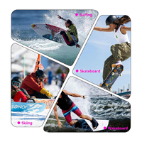 Support mural pour planche de surf en bois de hêtre, supports muraux pour planches de surf avec boulons d'expansion M6, rangement vertical ou horizontal pour planches de surf