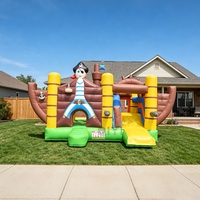 Château gonflable commercial pirate à vendre, château gonflable lune pour enfants