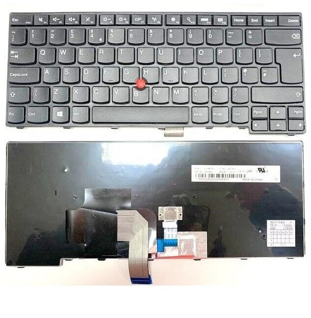 Teclados Keyboard for Lenovo UK ThinkPad T440 T440s T440p T450 T450s T460 with Point with Backlit Notebook Keyboard
