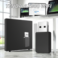 Adaptador USB 2.0 WiFi 6 Tenda AX900 para PC de Escritorio - Doble Banda 5GHz/2.4GHz 600Mbps/286Mbps con Controlador Integrado para Windows 11/10/7 (U11)