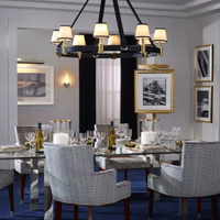 Luminaires suspendus de style rétro américain pour restaurant barbecue, style industriel, ambiance bar, lustre d'ingénierie