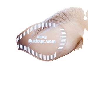 Regla para Cejas en Forma de Hoja, Herramienta de Mapeo Rápido para Diseño de Cejas y Delineado, Uso Profesional en Microblading y PMU, Suministros para Estudio de PMU - Product Image 1