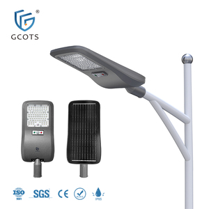 ไฟถนนโซลาร์เซลล์ GCOTS 12W 15W กันน้ำ IP65 สำหรับภายนอกอาคาร แบบ All in One พร้อมหลอดไฟ LED ในตัว รุ่น UK SL-AIO-XH - Product Image 1