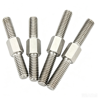 Dual Thread Stud Bolt M6-M100 Metric Stainless Steel Double End Threaded Rod for Mechanical Power Plant Valve Assembly