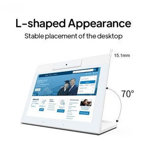 สีดำสีขาว Built-in MIC 10.1 นิ้ว L Shape <span class=keywords><strong>Android</strong></span> แท็บเล็ต PC All In One พร้อม RJ45 พอร์ต - Product Image 3