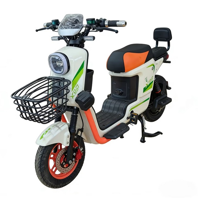 2026 New Practical Electric Bike for Adults, Motor with Front Basket,  High Carbon Steel Frame, Factory Direct Super Low Price