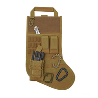 Sac à chaussettes tactique Molle pour bas de Noël Sac de rangement utilitaire Sac à magazines Dump Drop Pouch