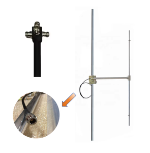 アルミニウム製76-108MHz FM放送局信号アンテナ、ダイポール八木アンテナ - Product Image 1