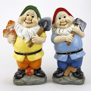 Gnomo in <span class=keywords><strong>Ceramica</strong></span> dei 7 Nani 10 1/4 Pollici Decorazione Casa/Giardino/Pianura/Salvadanaio - Product Image 5