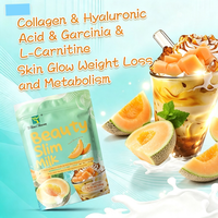 Poudre de lait au collagène saveur melon Y41 WinsTown, marque privée, pour l'éclat de la peau et la gestion du poids, vente en gros OEM ODM