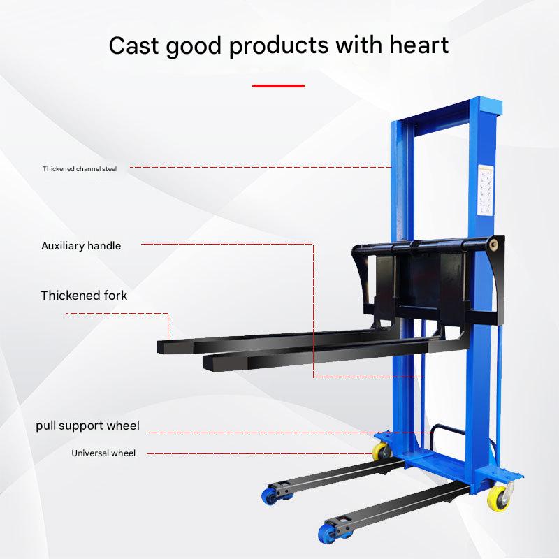 electric forklift feng niu self loading on truck