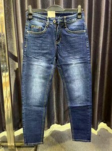 <span class=keywords><strong>Jeans</strong></span> da <span class=keywords><strong>Uomo</strong></span> Slim Fit a Vita Alta e Gamba Dritta in Denim Elasticizzato Lavaggio Chiaro Autunno/Inverno HIGH STREET per Streetwear Quotidiano - Product Image 3
