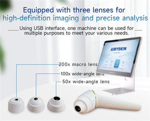 Salão de beleza couro cabeludo spa equipamentos profissional couro cabeludo analisador cabelo <span class=keywords><strong>mineral</strong></span> análise teste máquina - Product Image 5