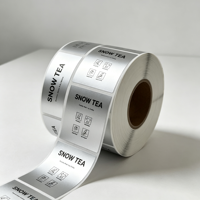 Autocollant en papier non couché avec logo personnalisé, finition mate, auto-adhésif, découpé sur mesure pour l'emballage de produits, les marques, les entreprises et les usines