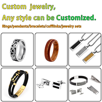 Bracelet en cuir véritable et acier météorite - Fermoir magnétique en acier inoxydable, bracelet de créateur pour homme, vente en gros