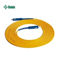 Kabel jaringan kecepatan tinggi SC-LC/UPC konektor Mode tunggal SM SP Simplex OS2 9/125 1m 3m 5m 10m 20m kabel Patch serat optik
