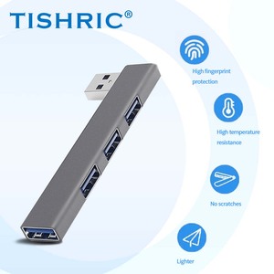 TISHRIC-Station d'Accueil <span class=keywords><strong>USB</strong></span> <span class=keywords><strong>4</strong></span> en 1, Prolongateur Latéral, <span class=keywords><strong>4</strong></span> Ports, Hub de <span class=keywords><strong>USB</strong></span>-C, <span class=keywords><strong>Interface</strong></span> <span class=keywords><strong>USB</strong></span>/Type-C, Station d'Accueil pour PC Portable - Product Image 3