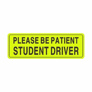 Pegatinas Magnéticas Personalizadas para Coche de Estudiante Conductor, Calcomanía de Seguridad para Parachoques, Pegatina Magnética Reflectante con Logotipo para Vehículo - Product Image 5